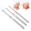 3 шт. Триммер для кутикулы ногтей из нержавеющей стали, профессиональный пушер для удаления кутикулы для маникюра