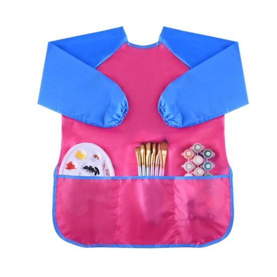 Детский водонепроницаемый художественный фартук Yousheng с длинными рукавами, удобный в использовании универсальный халат для рисования для детей
