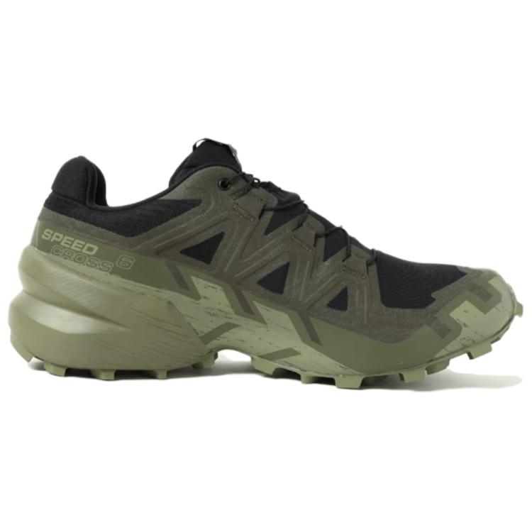 SALOMON Speedcross 6 GORE-TEX Торф Мужские Кроссовки Зеленый Черный Темно-Лишайниково-Зеленый L47584100