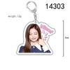 Акриловый двусторонний брелок BLACKPINK: Лиса, Джису, Дженни, Розэ