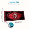 AC Milan Color Mouse Pad Large Gaming Table Cushion Non-slip Laptop Tablet Big Mousepad XXL Mat Mini PC Playmat With Lock edge