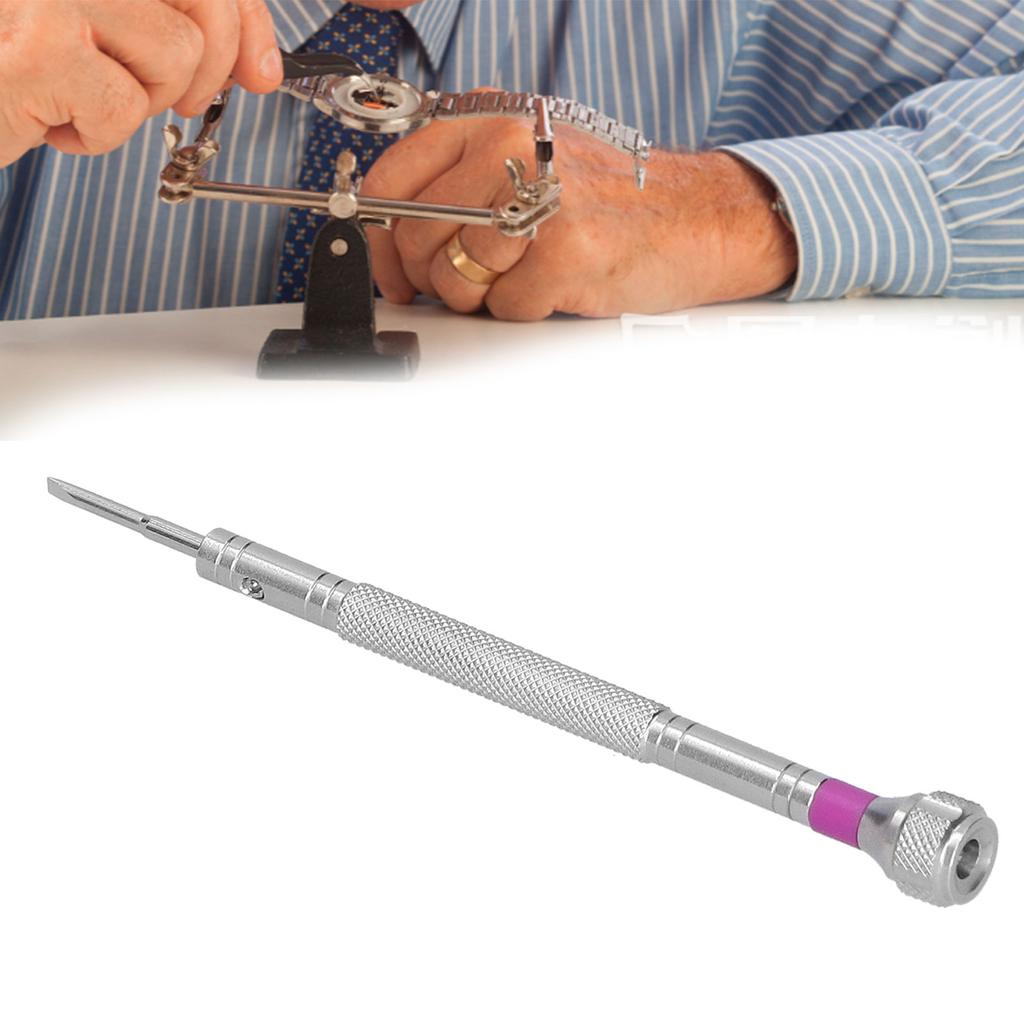 Прямая отвертка с плоским шлицем Портативная точная отвертка для ремонта ювелирных изделий и часов 1,6 мм / 0,06 дюйма