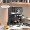 Кофемашина с несколькими напряжениями, сенсорной панелью и вспенивателем молока - стандарт 110 В / 220 В США / ЕС / Великобритании, большая емкость, автоматический пар