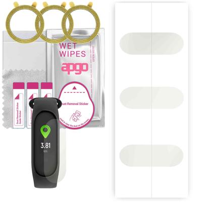 3x гидрогелевая матовая защитная пленка apgo для Forever Fitband SB-50, гидрогелевая пленка, гибкая, мягкая ТПУ с позиционирующим слоем, простая установка