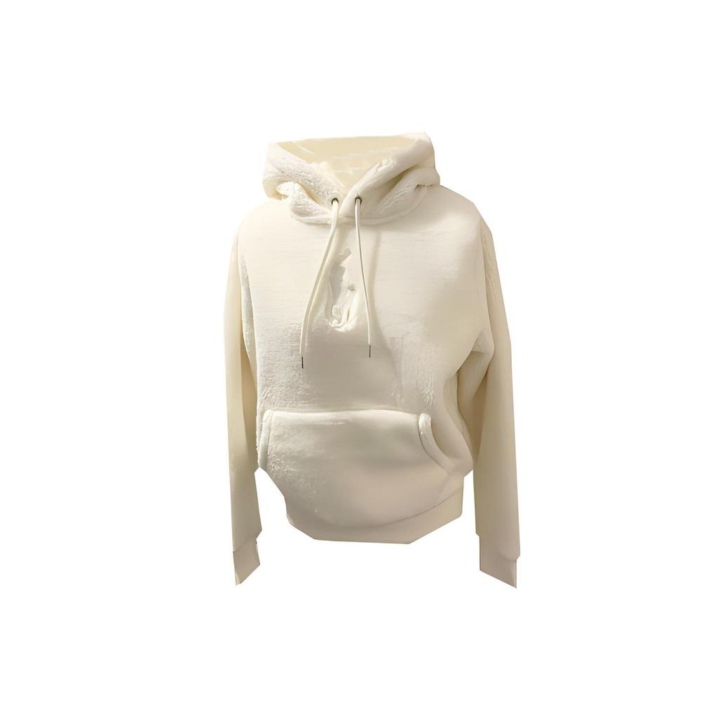 Polo Ralph Lauren однотонная флисовая куртка с капюшоном и длинными рукавами женские куртки цвета слоновой кости 211866343-002