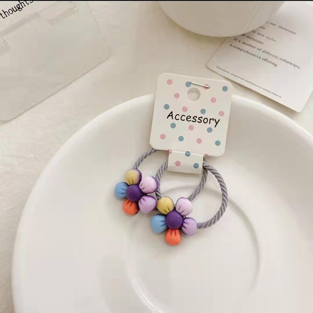 New Bow Cute Rope Children Baby Elastic Hair Rubber Bands Accessories Kids Girl Headband Tie Ring Headwear Scrunchie