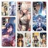 Чехол для телефона Samsung Galaxy S24 Plus S23 S22 S21 S20 FE Ultra 5G S10 S10E S9 мягкий прозрачный силиконовый чехол Genshin Impact Wanderer