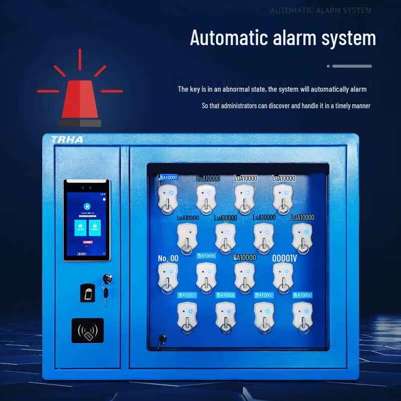 TRHA Smart Wall-Mounted 16-Key Storage Cabinet