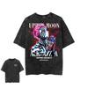 Demon Slayer Iwakiza Anime Graphic T Shirt Men Women Cotton Short Sleeve Tee Parentchild Washed Streetwear Casual Tops Yk