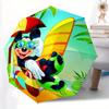 1pc Mickey Mouse 8-Rib Automatic Folding Umbrella, Portable & Foldable, Casual Outdoor Use, Outdoor Umbrella Y250726033