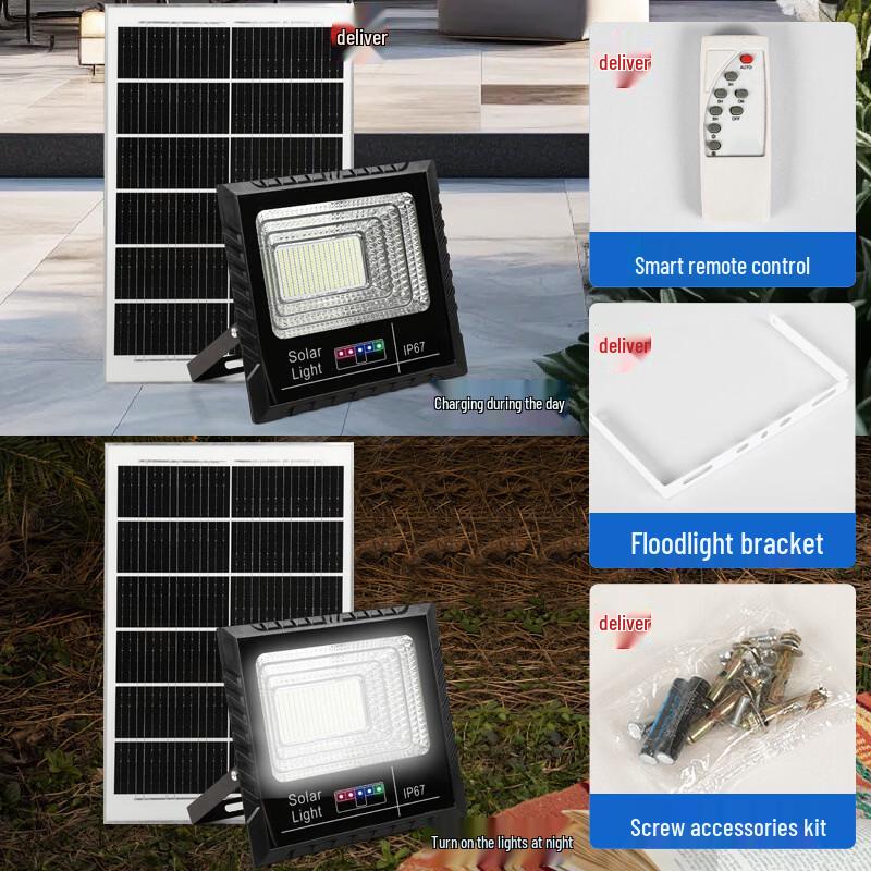 NuFeng Digital Display Solar Floodlight
