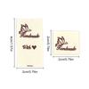 50Pcs Accessory Label Double-sided Handmade Butterfly Labels Carton Cat Garment Accessories Love Shape Cotton Sew Accessories