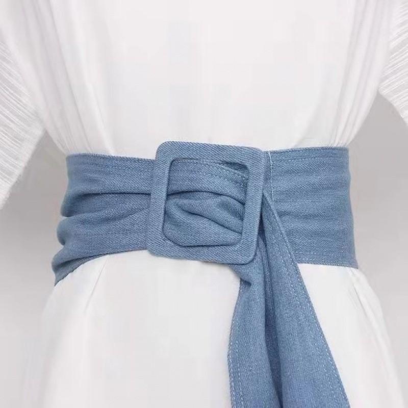 Стильный женский джинсовый пояс для модных нарядов и платьев