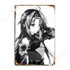 Konno Yuuki From Sao Metal Sign Cinema Customize Garage Decoration Cinema Garage Tin Sign Posters