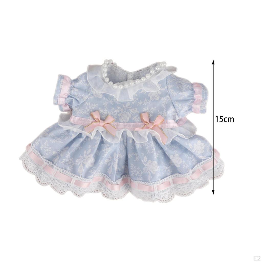 3x плюшевых кукольных платья на бретельках, костюмы, обучающие аксессуары для самостоятельного изготовления, реквизит для фотосъемки, одежда