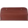 Fuji Boeki Tissue Case, Width 26.5 x Depth 12.5 x Height 12.5 cm, Brown Leather-Look, 37809