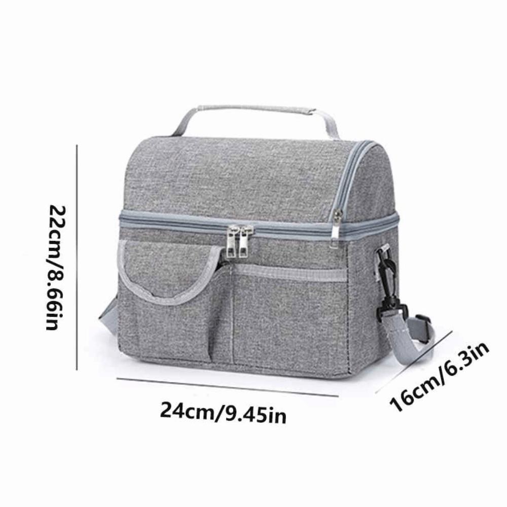 Thermal Lunch Bag Thickened Cooler Pack Portable Insulated Food Storage Outdoor Camping
