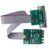 M.2 Network Card 10/100/1000Mbps M.2 RJ45 LAN Adapter Single Port RJ45 M.2 A+E Ethernet Adapter RTL8111H Chip for Desktop PC