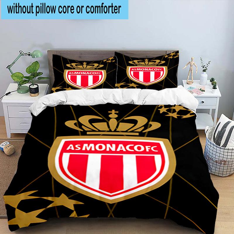 3pcs Monaco Monaco Printed Bedding Set Duvet Cover Closure Includes 1 Duvet Cover & 2 Pillowcases Bedding Sets Home Decor Gifts