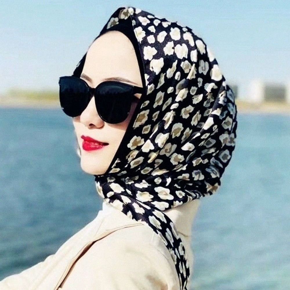 Sun-Resistant Muslim Turban Soft Headscarf Fashion Islamic Hat  Women