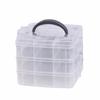 Large Capacity Toy Car Display Shelf Transparent Design Necklace Organizer Case  Bead Organizer