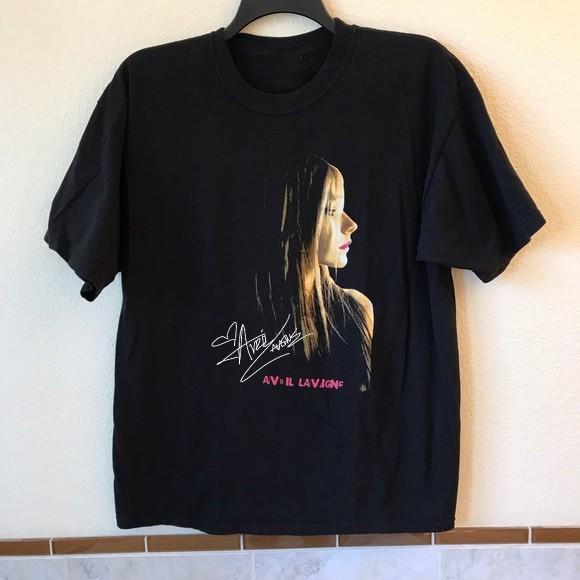Vintage My Favorite Avril Lavigne Shirt Short Sleeve Black Unisex S4XL Unisex T-Shirt