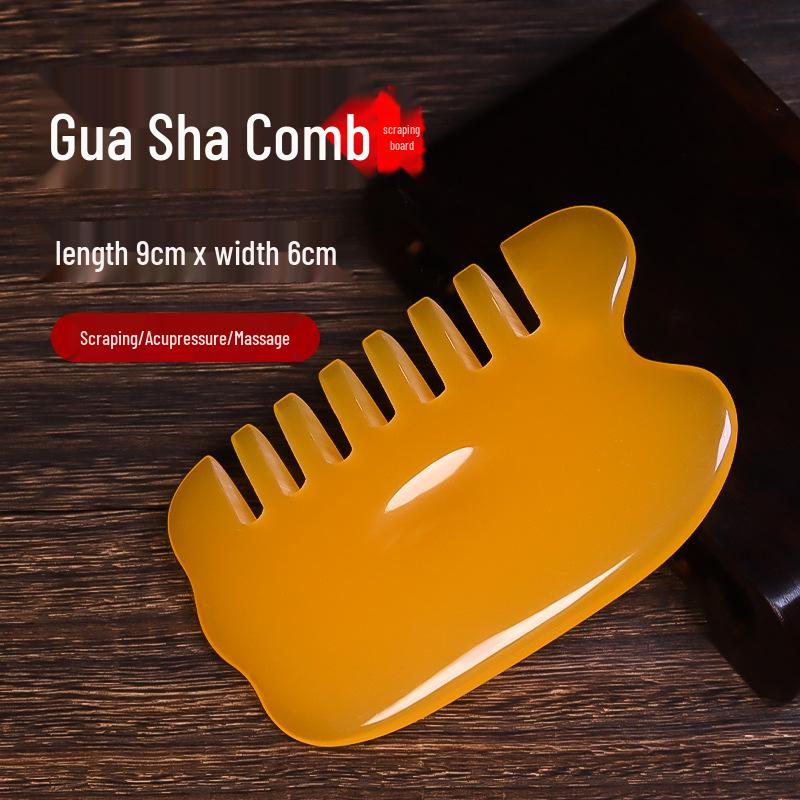 «Скребок для массажа на основе пчелиного воска для шеи, талии и лица»