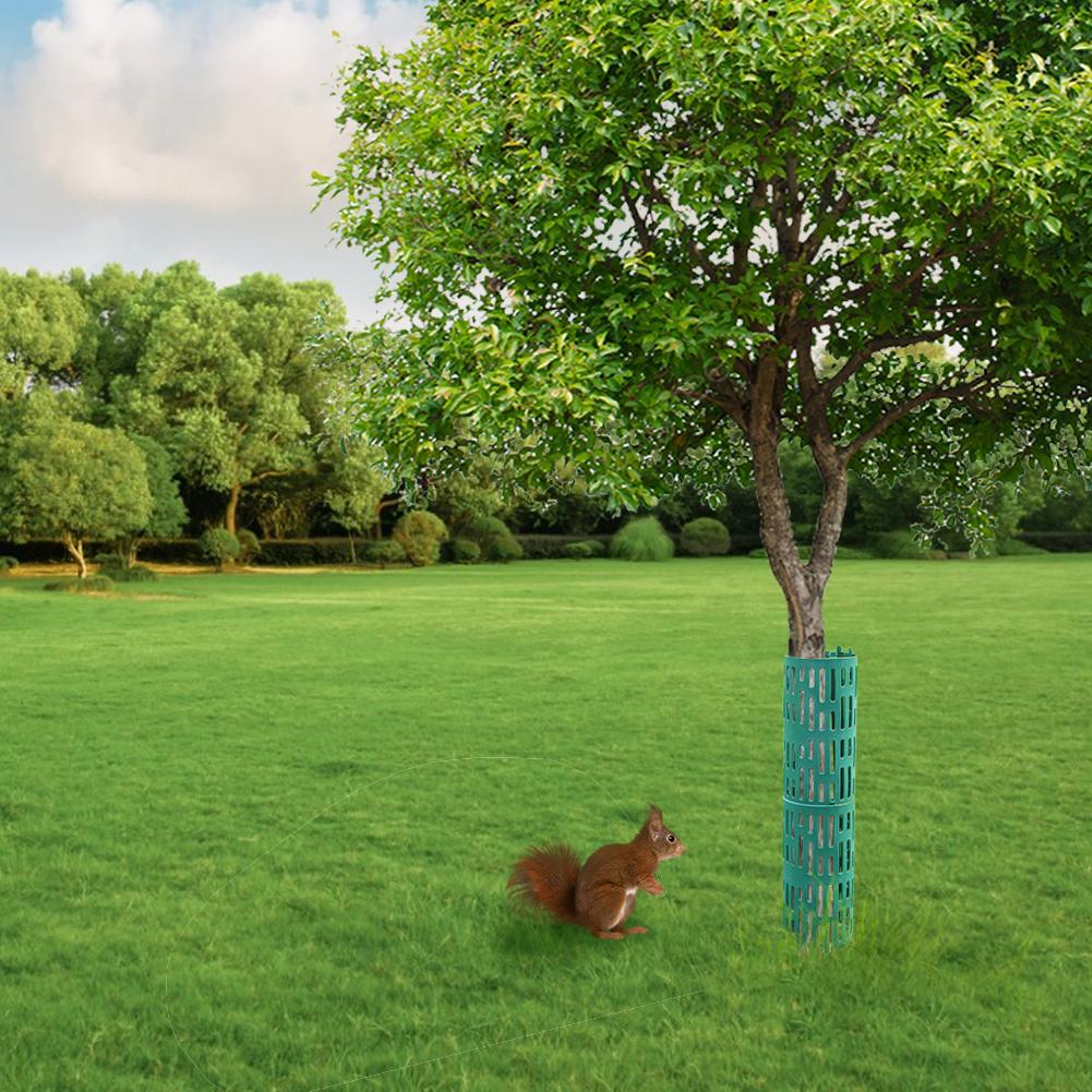 6 шт. Защита ствола дерева Защитный забор для растений с проволочными стяжками Защитные ограждения для растений Регулируемые для защиты деревьев