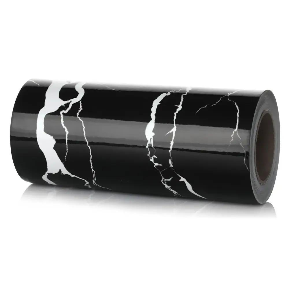 Living Room Self-adhesive Skirting Line Vinyl Decals Baseboard Wall Border Stickers Waist Line Wallpaper Marble