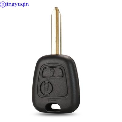 Jingyuqin 2 кнопки дистанционного ключа автомобиля чехол брелок для Peugeot Partner Expert Boxer SX9 Blade для CITROEN C2 / C3 Pluriel