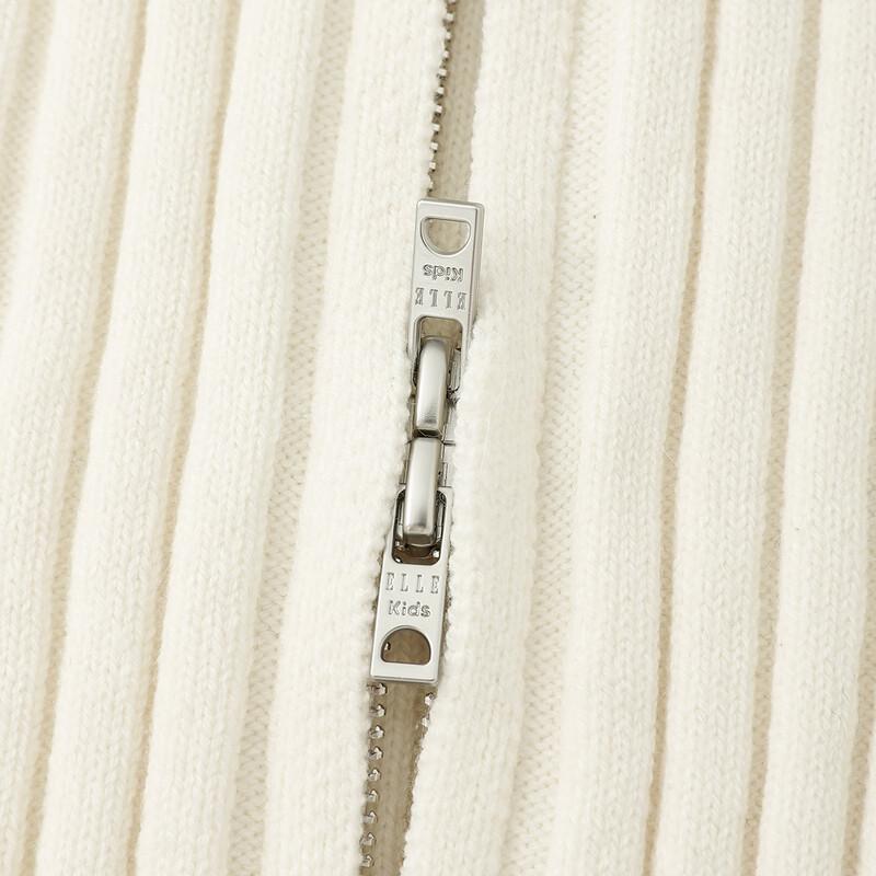 ELLE KIDS Girls' Ribbed Knit Cardigan
