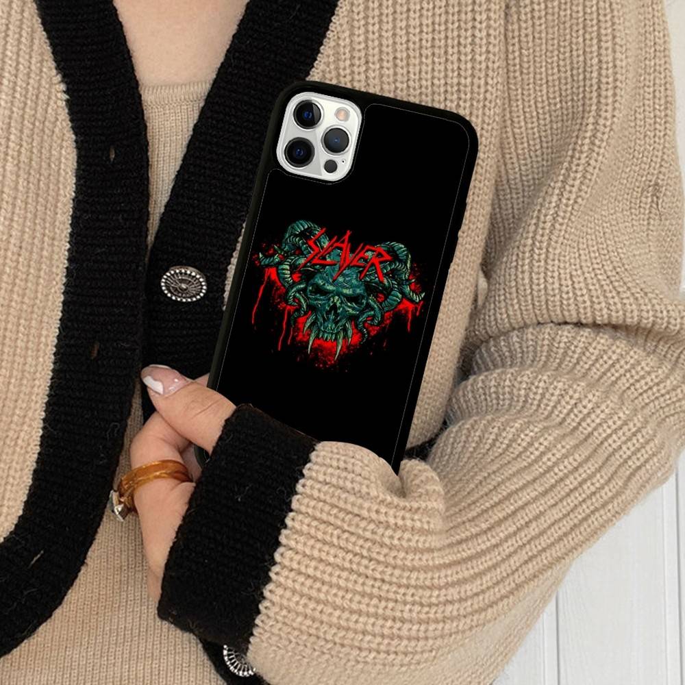 S-Slayers Band For IPhone 17 16 15 14 13 12 11 Pro Max Plus Mini PC+TPU Back Phone Cover
