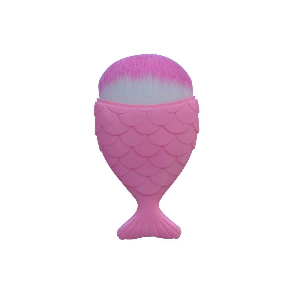 Румяна «Красивая русалка/ракушка», кисти для пудры, тональная основа для контура «рыба», модный макияж, растушевка, косметический инструмент, кисть для тональной основы