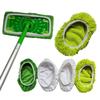 Подходит для ткани швабры Swiffer Flat Mop, впитывающая губка, сменный чехол для ткани, бытовая сухая и влажная вращающаяся швабра, чистящая накладка