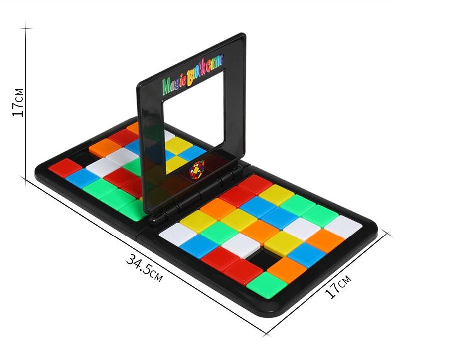 Детские цветные квадратные гоночные игры для родителей и детей, квадратные настольные головоломки, обучающие развивающие игрушки, антистрессовые подарки для мальчиков и девочек