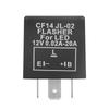 Реле-вспышка, CF14 JL-02, 3-контактное, 12 В, светодиодное, для указателей поворота, устранение эффекта «гипервспышки» - Водонепроницаемое, пылезащищенное, долгий срок службы