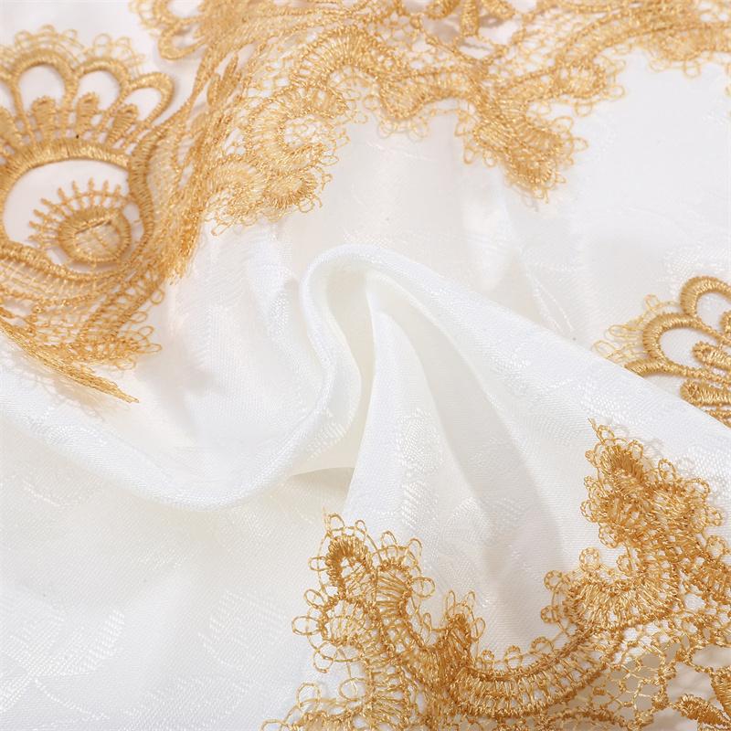 Скатерть для журнального столика в гостиной, центральный столик, вышитая кружевная скатерть, домашний обеденный журнальный столик, чехол, центральный элемент декора