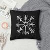 Viking Compass Vegvisir Square Pillowcase Cushion Cover Pillow Case Throw Pillow Cover for Home Bedroom Car