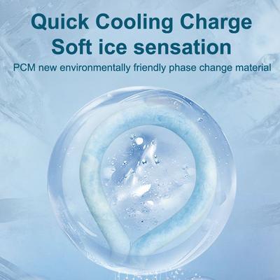 Летний шейный охладитель для улицы Кемпинг Скалолазание Охлаждающее шейное кольцо Инструмент для охлаждения на открытом воздухе Для кемпинга, пеших прогулок, езды на велосипеде, бега, рыбалки