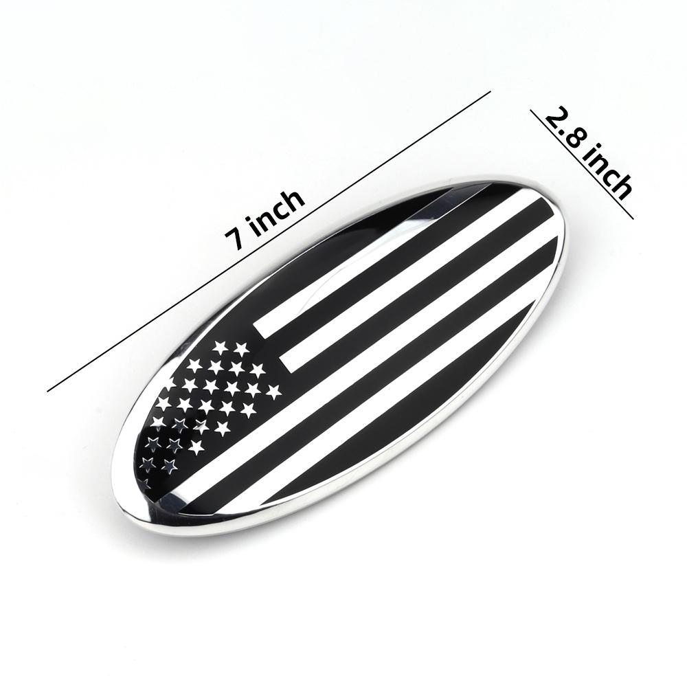 For Ford Front Grille Emblem Hood Badge Logo Sticker For Explorer Fiesta F150 F250 F350 Edge Ranger Expedtion Auto Accessories WD2