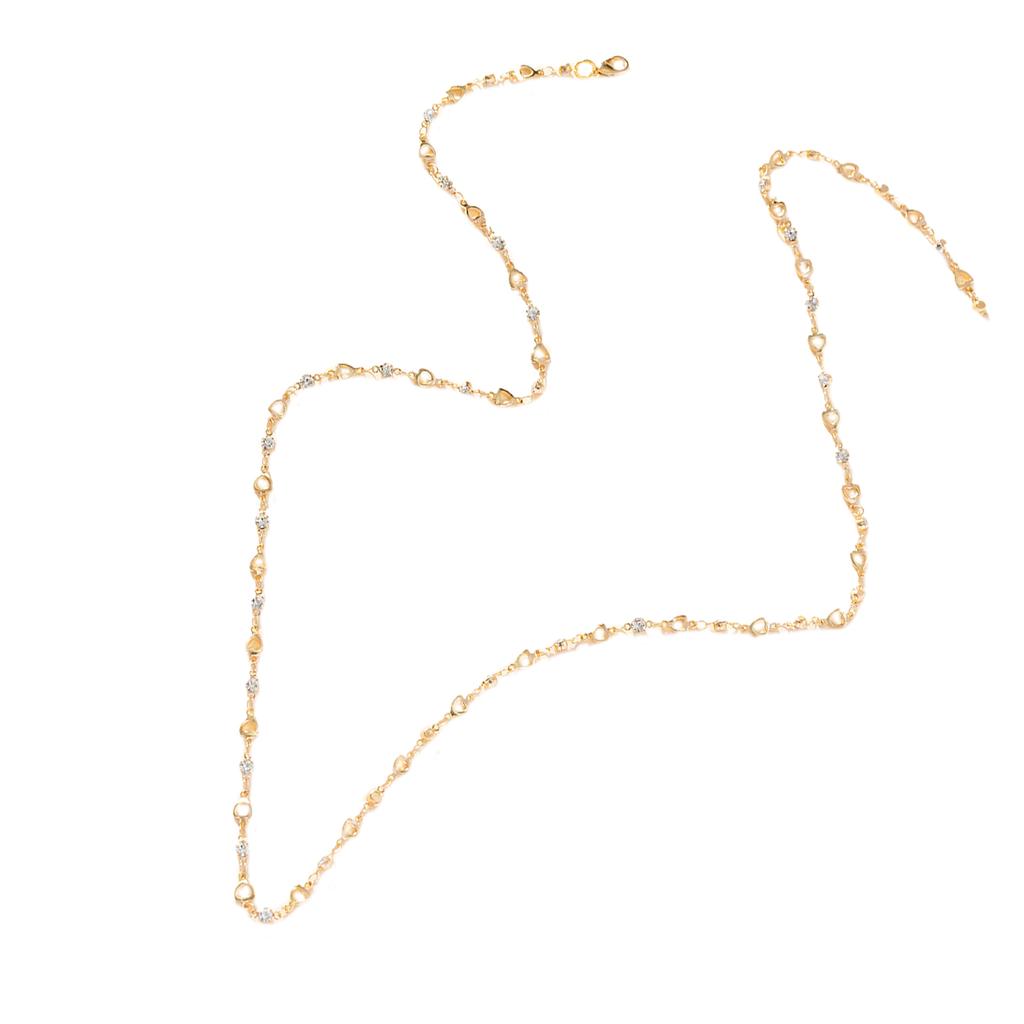 Ожерелье-шарм из кристаллов Длинная Y-образная цепочка Бахрома Цепочка на ключицу Элегантный аксессуар для вечеринок и на каждый день