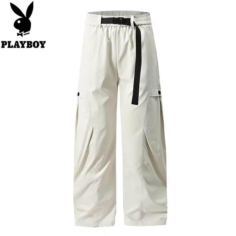 PLAYBOY Мужские свободные прямые повседневные брюки-парашюты