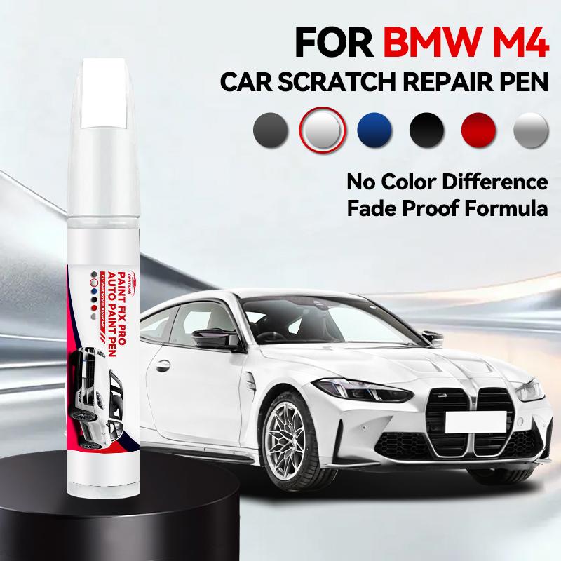 For BMW M4 Car Paint Repair Pen Touch Up Scratch Remover DIY Auto Accessories Black 475 Blue P5T Gray B39 Gray C4W White