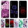 Красивый чехол для телефона с цветком розы для Samsung Galaxy A52 A50 A70 A10 A30 A40 A20S A20E A02S A12 A22 A72 A32 5G A04s Прозрачный чехол