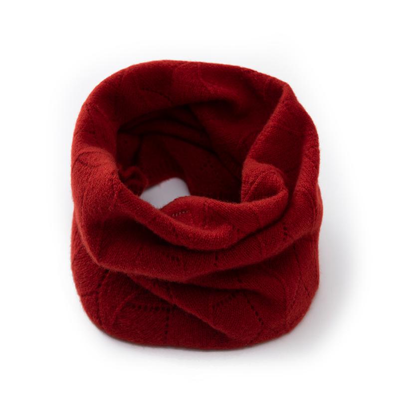 Women's Cashmere Neck Cover Qinghe Cashmere 30% Cashmere 70% Wool Women's Autumn and Winter Cashmere Scarf Soft and Warm