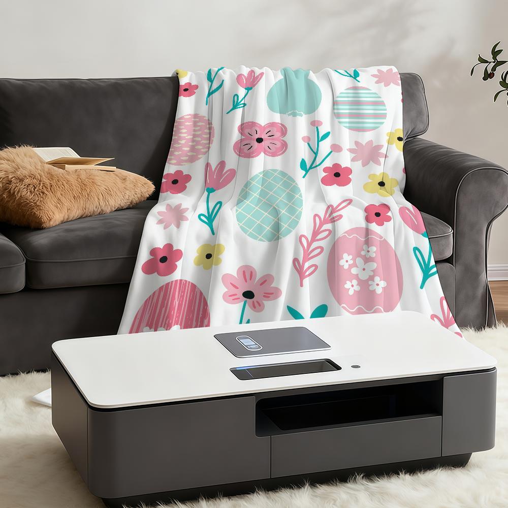 Blanket Throw Super Cosy Plush Living Ostern Room Sofa Couch Childish Birthday Easter Gifts