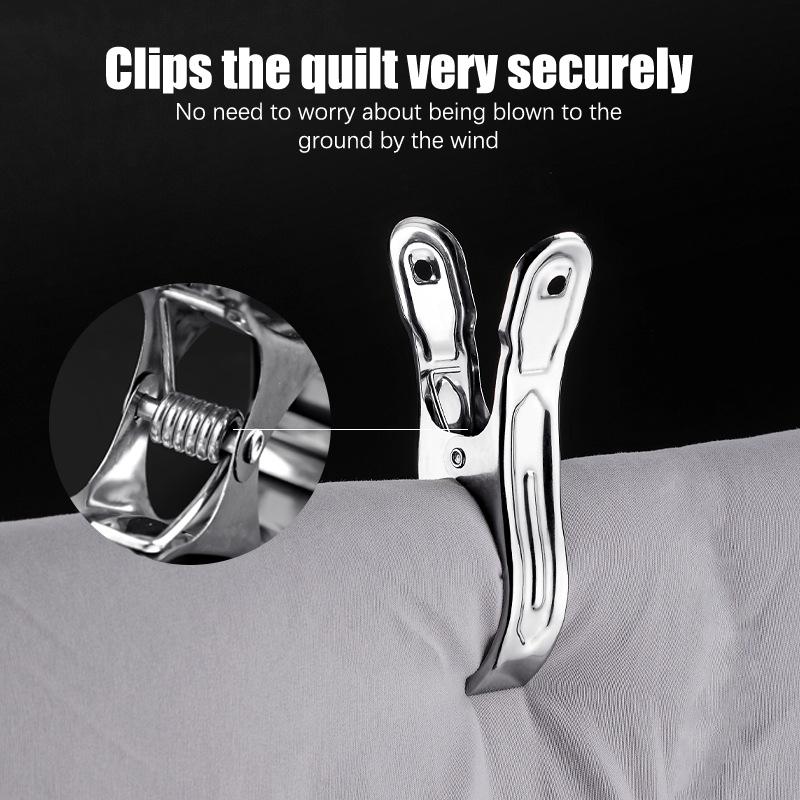 20/10/8 шт. зажимы для пляжного полотенца металлические прочные ветрозащитные прищепки для одежды зажим для подвешивания одеяла многоразовые нескользящие фиксированные сушильные прищепки