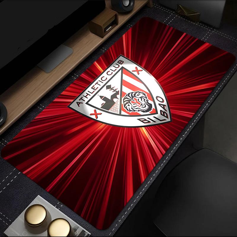 Athletic Club Bilbao Crest Mouse Pad, Rubber Base, Mouse Pad for Gamers and Office Use, Gaming Desk , Easy To Clean Mat Christmas fan gifts