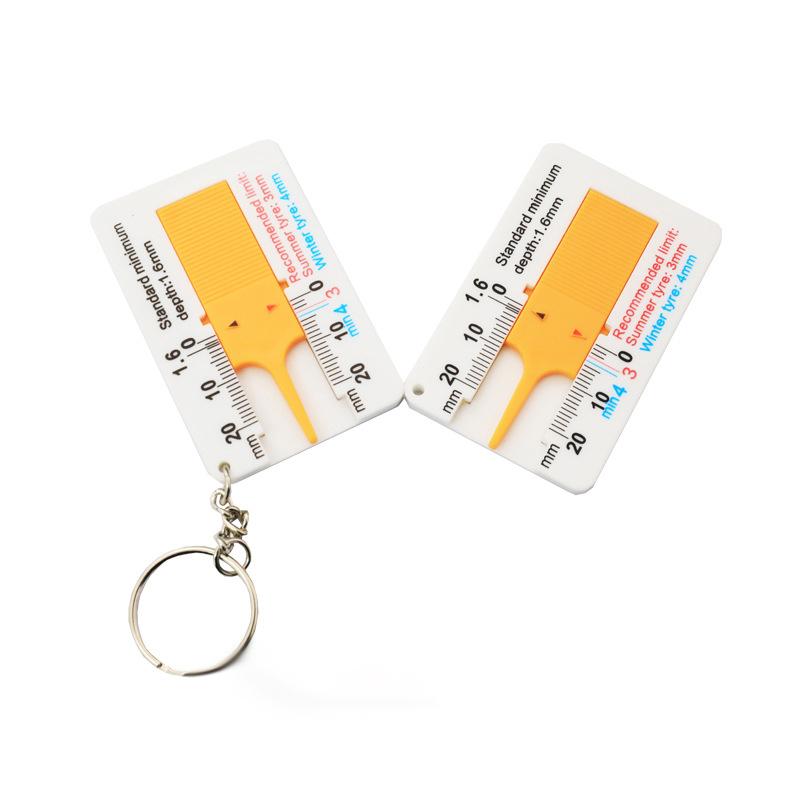 Линейка-глубиномер для шин - Точный измерительный инструмент для проверки глубины протектора шин, автомобильный тестер