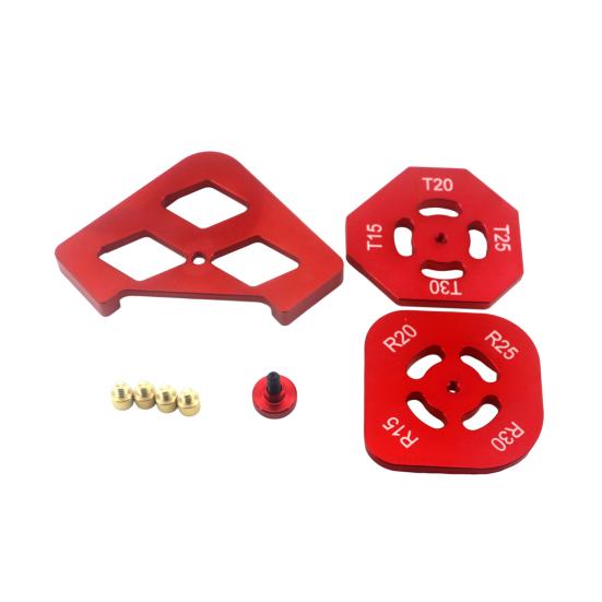 Инструмент для обрезки кромок Шаблоны для фрезерования Алюминиевый сплав R-образный уголок T-образный уголок Шаблон для формирования кромок Угловой зажим